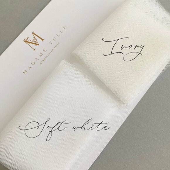 MadameTulle CELINE I Lace Mantilla Veil - Picture 7 of 7